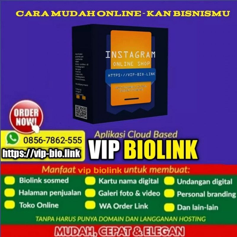 vip biolink website builder & instagram onlineshop